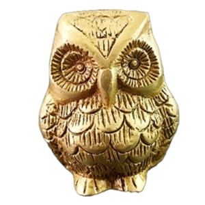 PUJASAMADHAAN Brass Owl Decor